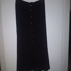 Fantazia button front maxi skirt